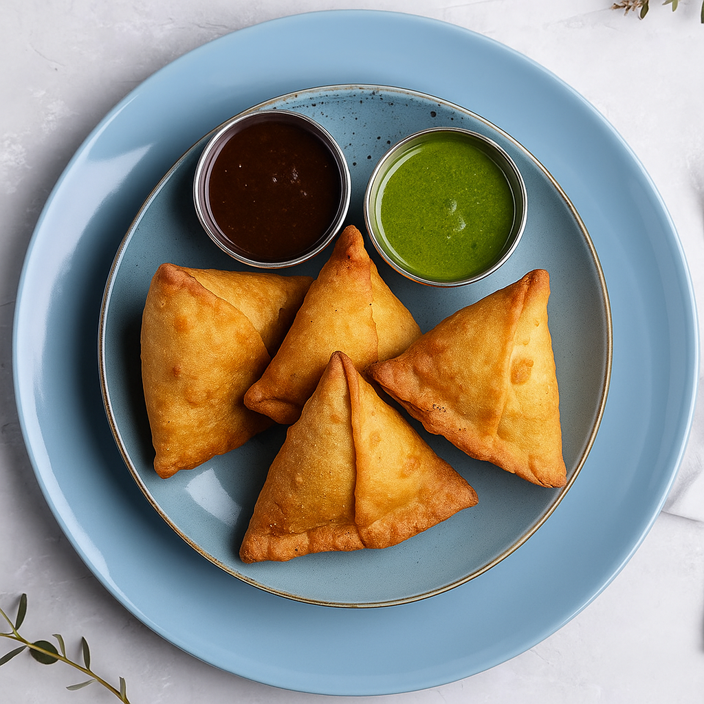 Best Vegetable Samosas at New Spice Grill Edmonton